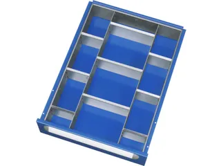 Lade-Indelingsset,V. Werkbank,2Lengteverdeler/9Scheidingsplaten - 3
