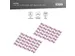 Kleurclips Voor Patchkabels RJ45-stekkers Magenta 100 Stuks