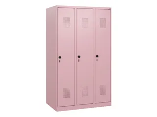 schoollocker,HxBxD 1530x900x500mm,3vak,vak B 300mm,draaigrendel - 2