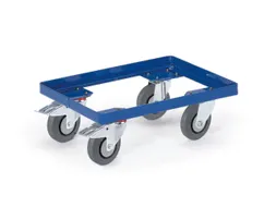 onderwagen voor kratten,draagverm. 250kg,laadvl. LxB 810x610mm