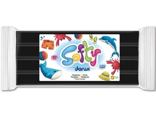 Darwi Boetseerpasta Softy Zwart 500 Gram