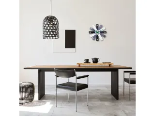 Design wandklok - 40cm- Stille klok - Zwart - Acryl - NeXtime "Plexi" - 7