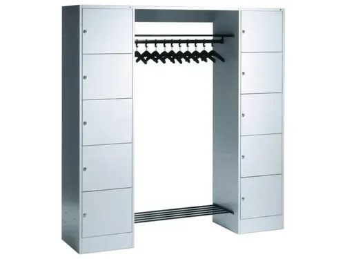 Garderobe Vakkenkastsysteem 1950x1870x480mm 10 Vakken 10 Hangers
