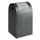 Afvalverzamelaar Zelfblussend 43 Liter 660X320X320Mm Klemring Zilver