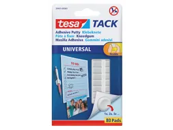 Dubbelzijdige kleefpads kneedgum Tesa tack 80stuks