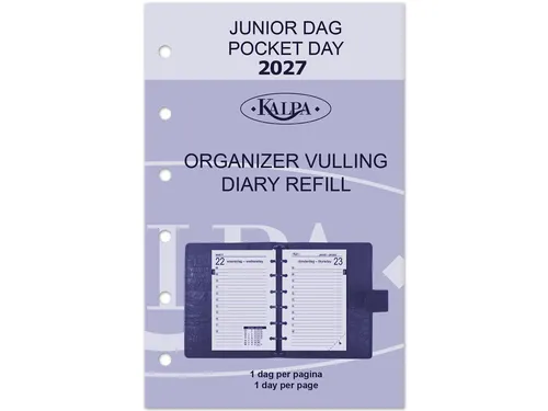 Agendavulling 2027 Kalpa Pocket 1dag/1pagina
