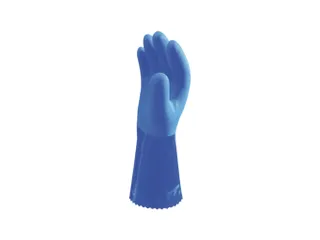Showa KV660 PVC handschoenen, blauw, maat XL, per 10 paar - 1