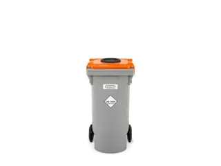 Verzamelbak,V. Spuitbussen,Kunststof,Grijs/Oranje,120L - 3