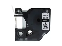 Labeltape Dymo Compatible 40913 D1 9mmx7m Zwart Op Wit