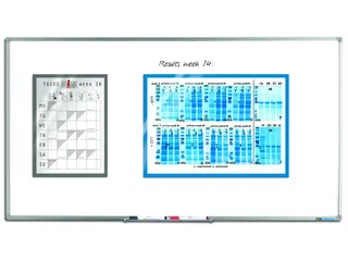 Magnetische insteekhoes A4 Blauw set à 5 stuks - 2