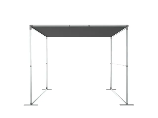 FlexFrame Modulair systeem Dak 150x250cm Zilver frame