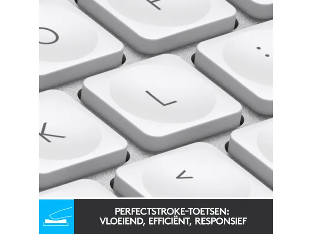 Mini clavier sans fil Logitech MX Keys Bluetooth gris QWERTY Angl US