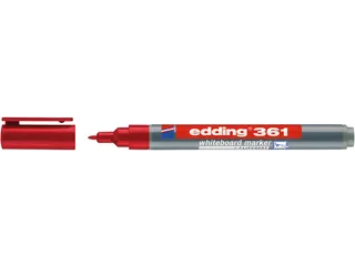 Whiteboardmarker edding 361 rond 1mm rood - 2