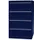 hangmappenkast,HxBxD 1321x800x622mm,4hangmappenframes,twee banen