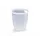 Papiermand 16 Liter Trend Transparant Wit