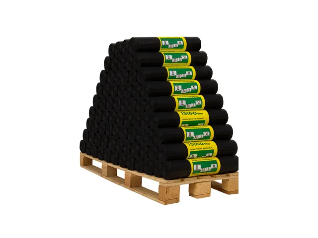 Vuilniszak Komo 60 liter grijs rol Pallet