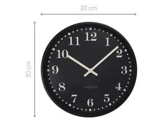Wandklok NeXtime Dickens 30 cm zwart - 8