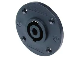 Neutrik - Speakon Chassisdeel, 4-Polig Mannelijk, Zwart, D-Formaat, Ro