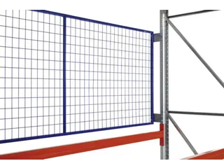 gaasachterwand,v. palletstelling,HxB 500x3300mm,v. traversen L 3300mm - 3