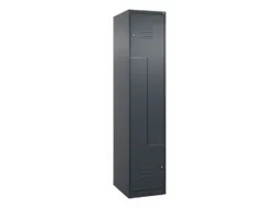 Z-garderobekast,HxBxD 1850x400x500mm,vak B 200/400mm,cil.-slot
