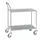 Serveerwagen,Draagverm. 200Kg,2Etage(S),Houten Legbordetage