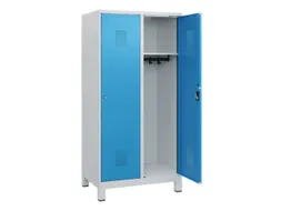 schoollocker,HxBxD 1630x800x500mm,2vak,vak B 400mm,cil.-slot,voeten