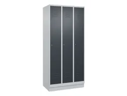 locker,HxBxD 1950x900x500mm,3vak,vak B 300mm,cil.-slot,sokkel