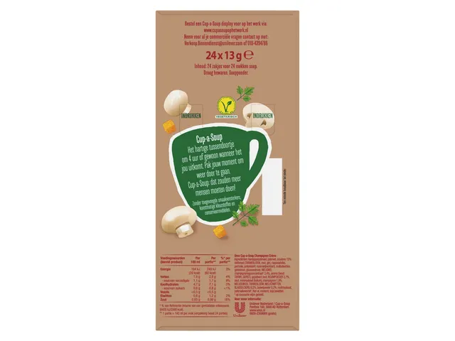 Cup-a-Soup Unox Crème de champignons 24x 140ml