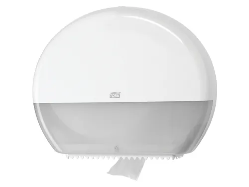 Tork 554000 T1 Jumbo Toiletpapier Dispenser Elevation Wit
