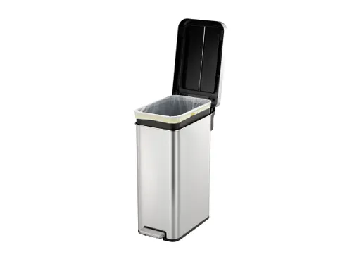 Ecofly II Pedaalemmer 45 Liter Mat RVS Zwart