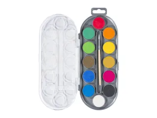 Verfdoos Bruynzeel Kids 12 kleuren waterverf - 5