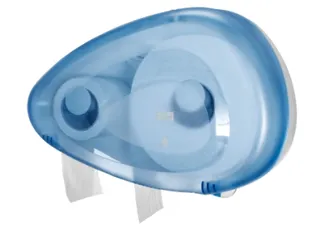 Tork Mini Jumbo Toiletpapier Dispenser Kunststof Blauw 38x27x13cm - 1