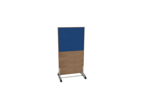 scheidingswand,HxB 1545x800mm,NT-cherry,BN6016-blauw