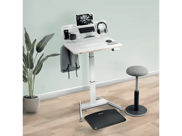 Zit-Sta bureau 80x60cm Leitz Ergo elektrisch klein