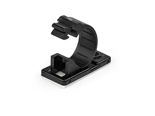 Zelfklevende Kabelmanagement Clips 12mm zwart 100 stuks - 1