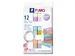 Klei Fimo soft colour pak à 12 pastel kleuren