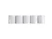 Thermische papierrollen voor kasregisters 1 laags 80x80x12mm