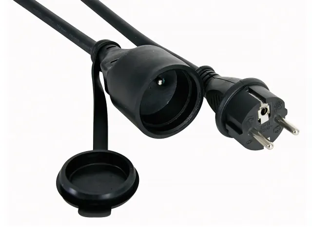 Rubber Verlengkabel - 10 M - 3g1.5 - Penaarde IP44