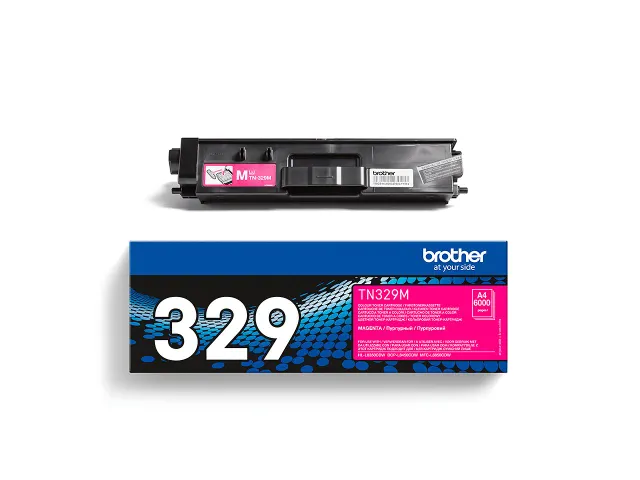 Tonercartridge Brother TN-329M rood