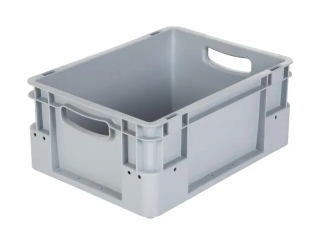 Stapelkrat Pp Hxlxb 180X400X300Mm 15L Grijs