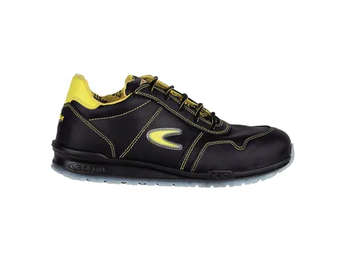 Cofra Coppi lage S3 veiligheidsschoenen, SRC, zwart/geel, maat 41, per