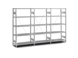 Rvs Inhaakstelling Aanbouw 2000x1010x335mm 5legborden Vaklast 200kg - 4