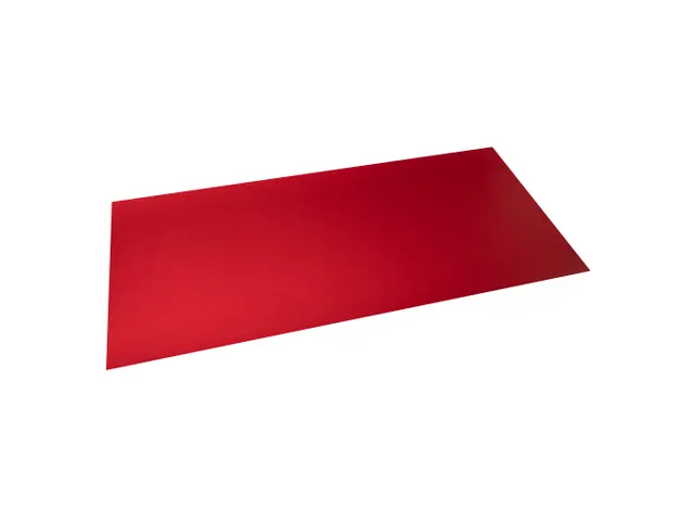 Onderlegger PU 40x80cm zwart/rood