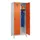 locker,HxBxD 1950x800x500mm,2vak,vak B 400mm,draaigrendel,voeten