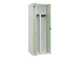 PBM-locker,HxBxD 1850x600x500mm,2vak,vak B 300mm,draaigrendel