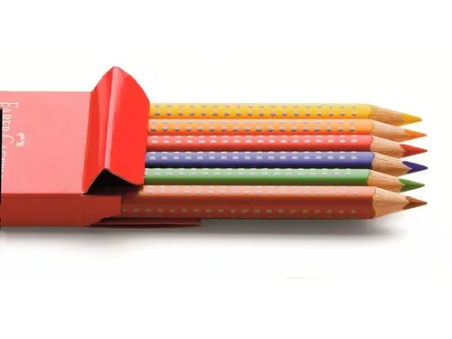 Kleurpotlood Faber-Castelll Jumbo GRIP 09 donkergeel chroom