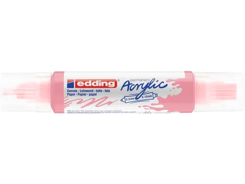 Acrylmarker edding e-5400 3D double liner stijlvol mauve
