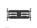 Wandsteun Full Motion 75 Inch Zwart WL40-550BL18