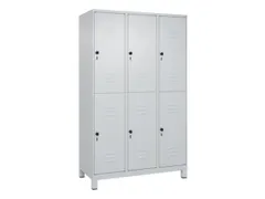 dubbeldekse locker,HxBxD 1950x1200x500mm,3x2vak.,vak B 400mm