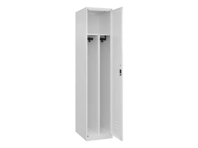 locker voor scheiding van kleding,HxBxD 1850x400x500mm,1vak